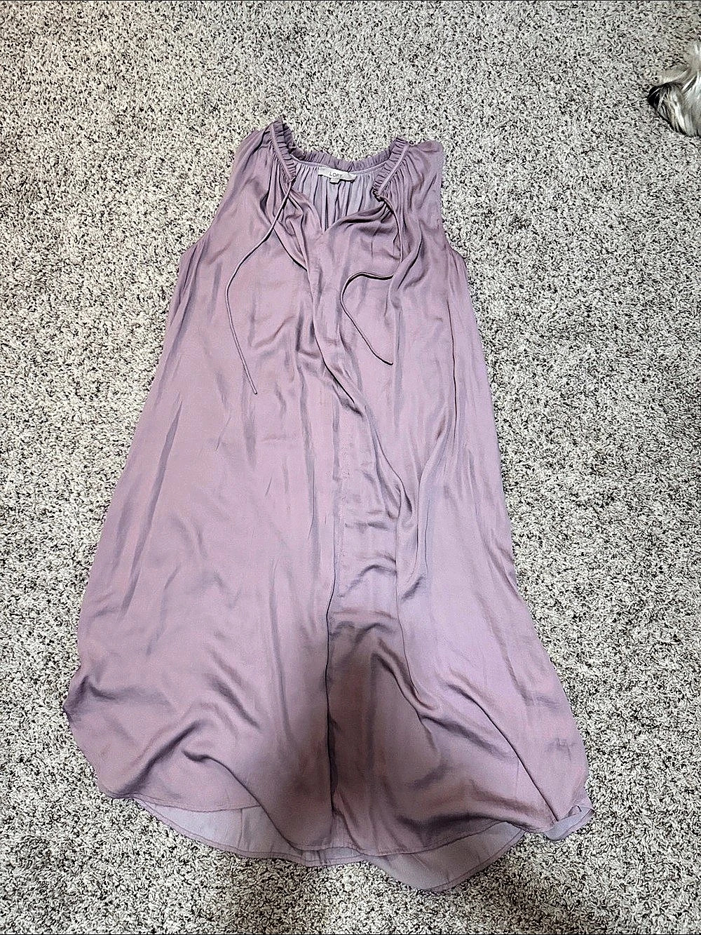 LOFT Maxi Dress in Purple Size Large Like New